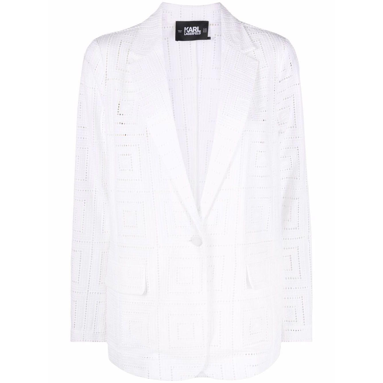 Karl Lagerfeld Ženski sako 221W1402-100, Beli