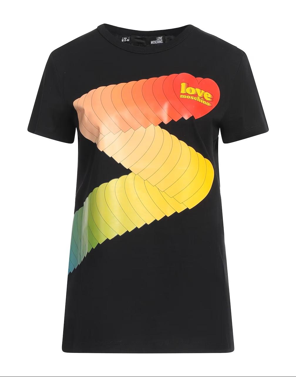 Love Moschino Ženska majica W4F732EM3876-C74, Crna