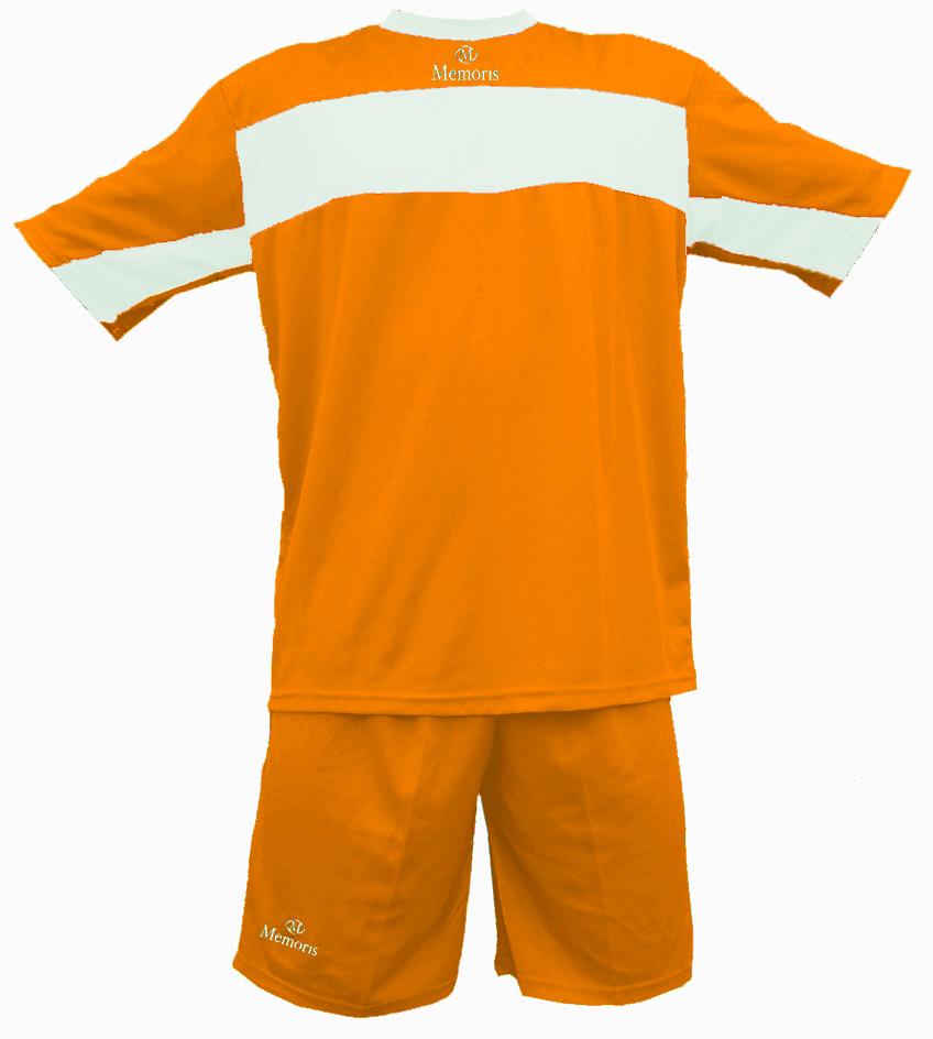 Memoris Fudbalski komplet dres za muškarce, Narandžasto-beli