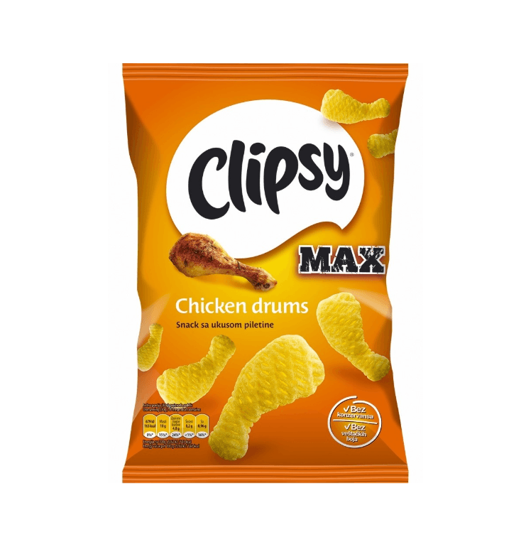 Clipsy Flips sa piletinom Max, 30g