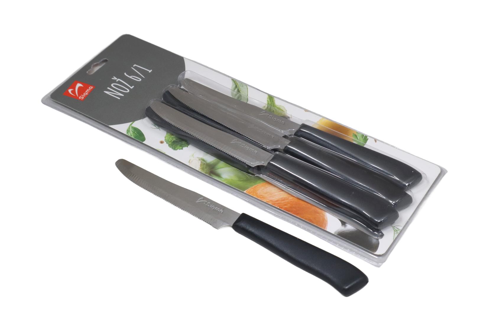 Sigma Set noževa 2404-BLK, 6 komada, Crni