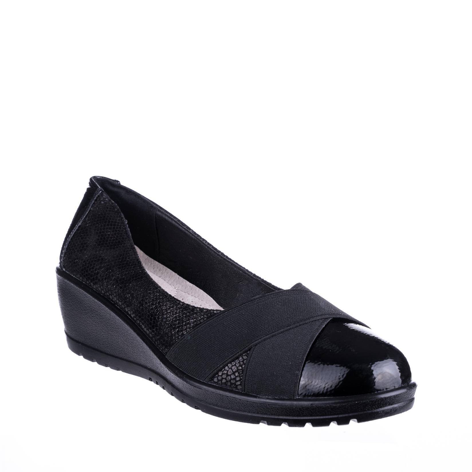 COMFORT BY ELLY SHOES Ženske cipele N76208, Crne