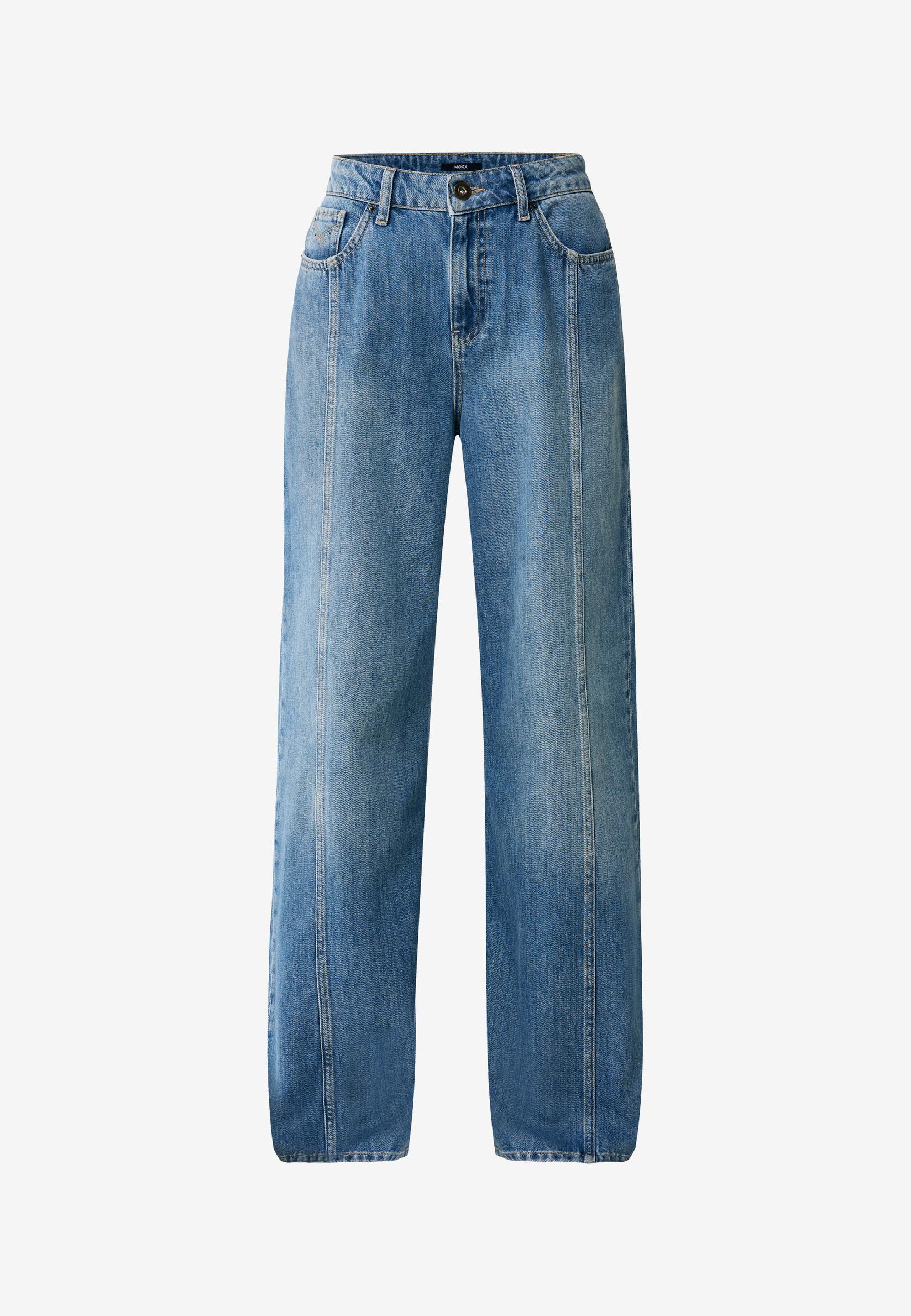 MEXX Ženske široke farmerke, Visokog struka, Plave