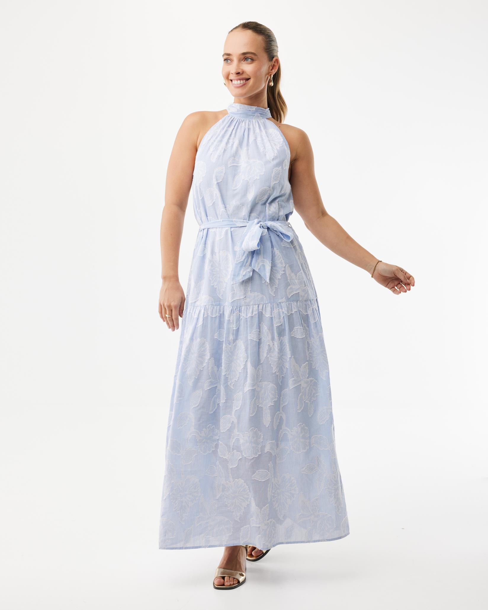 Mexx Ženska haljina MF006302461W, Maxi, Svetloplava