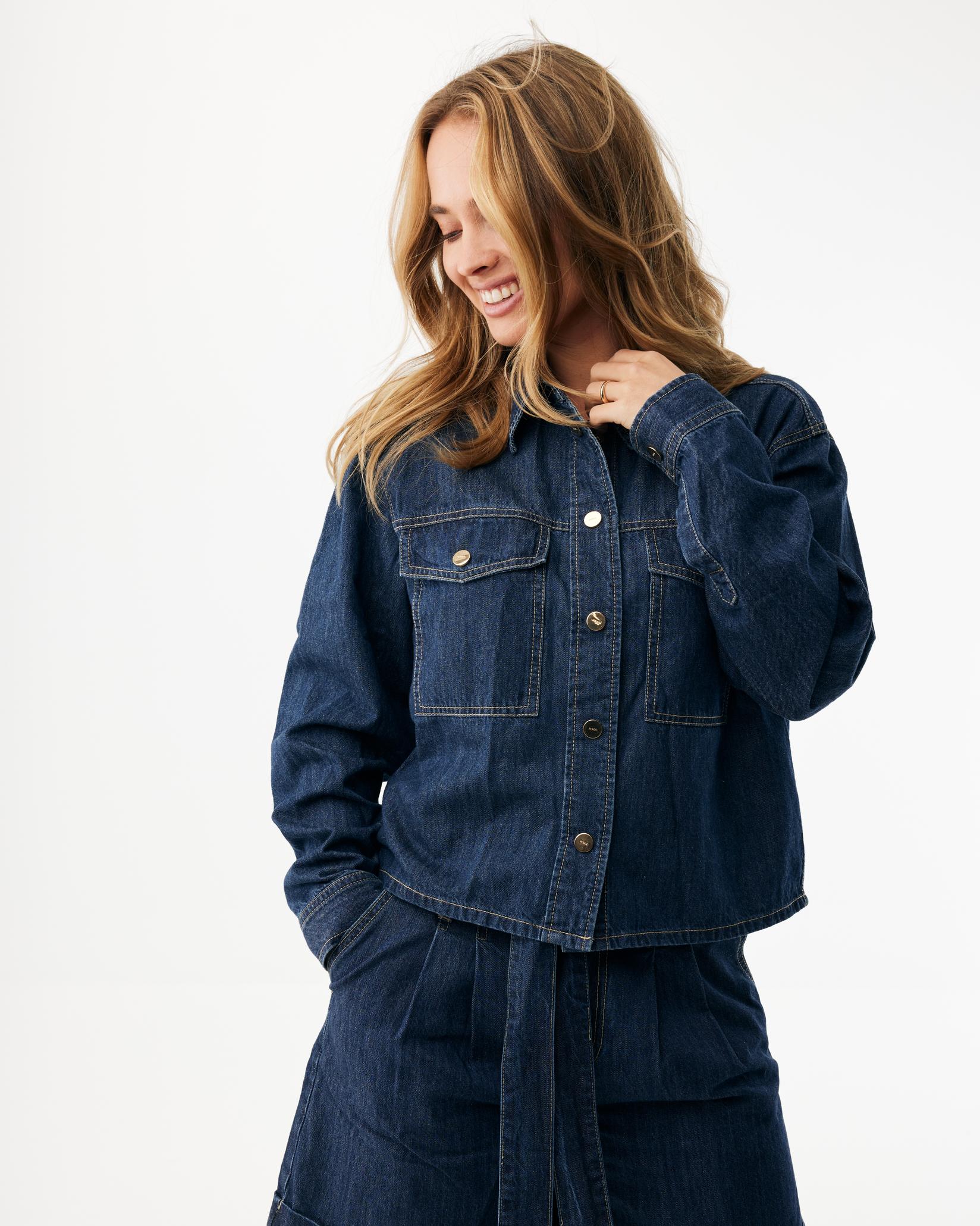 Mexx Ženska košulja MF006401861W, Regular, Teget