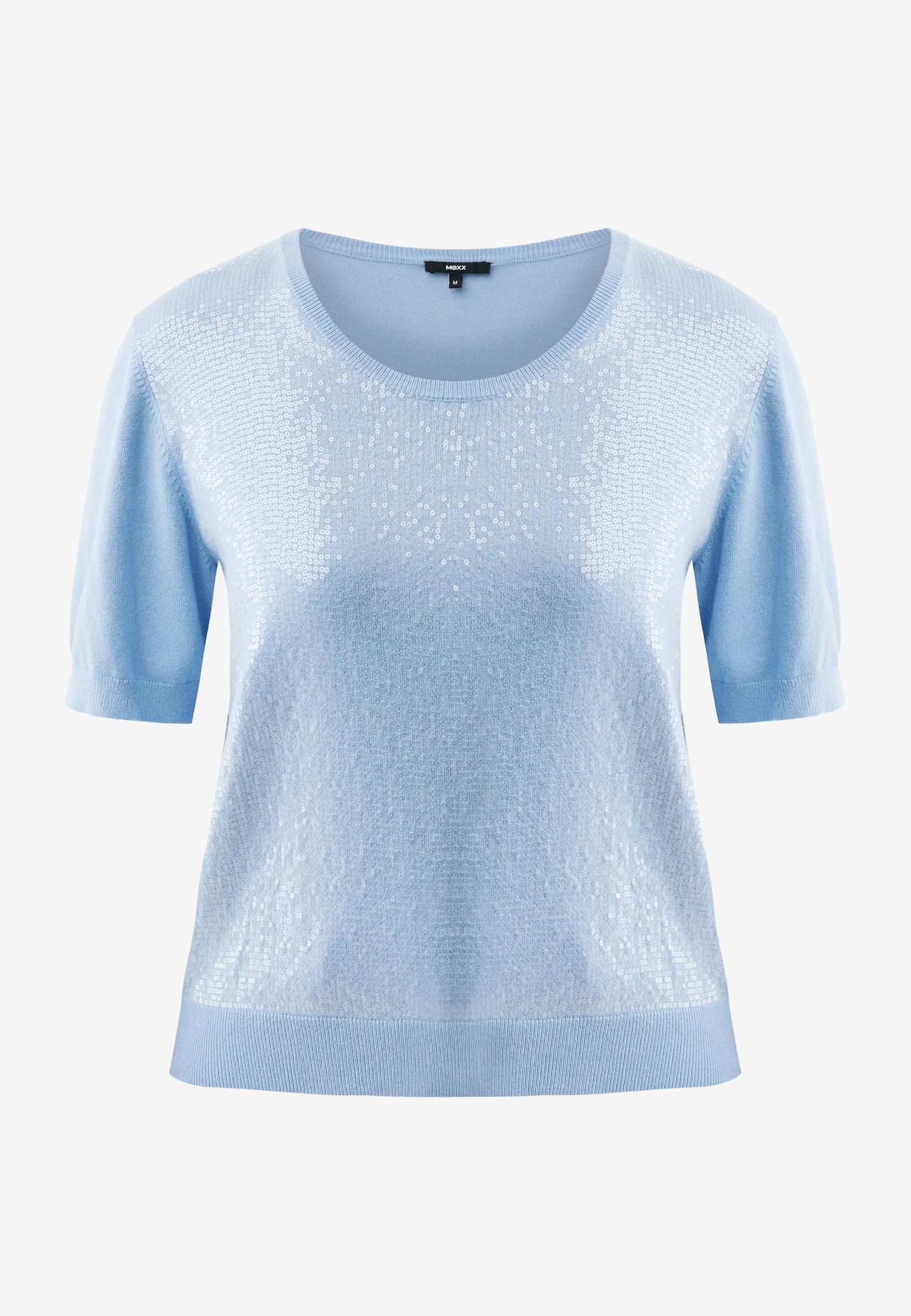 Mexx Ženska bluza MF006603261W, Kratki rukav, Svetloplava