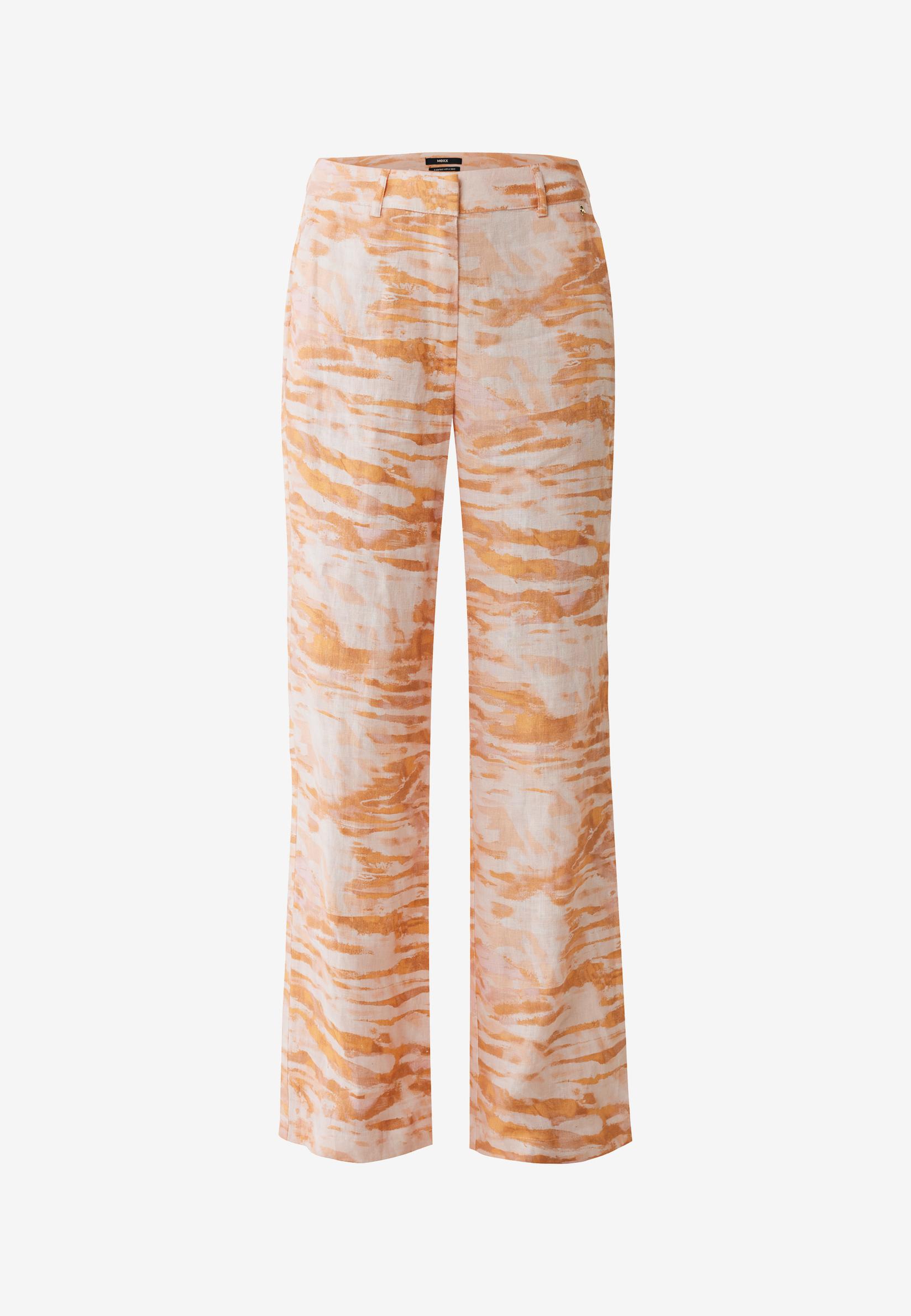 Mexx Ženske pantalone, Bež-narandžaste