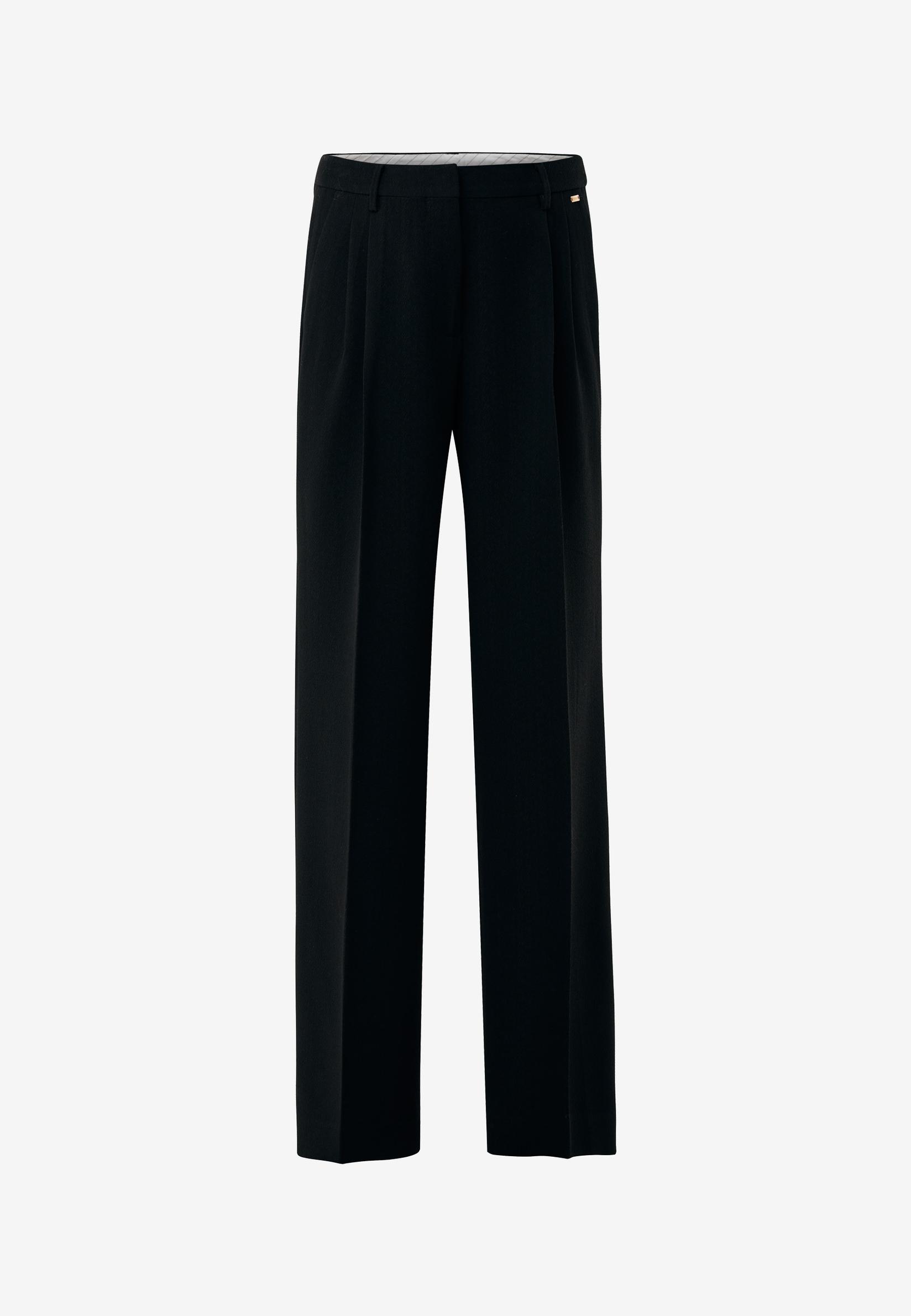 Mexx Ženske pantalone MF007006253W, Zvonasta nogavica, Crne