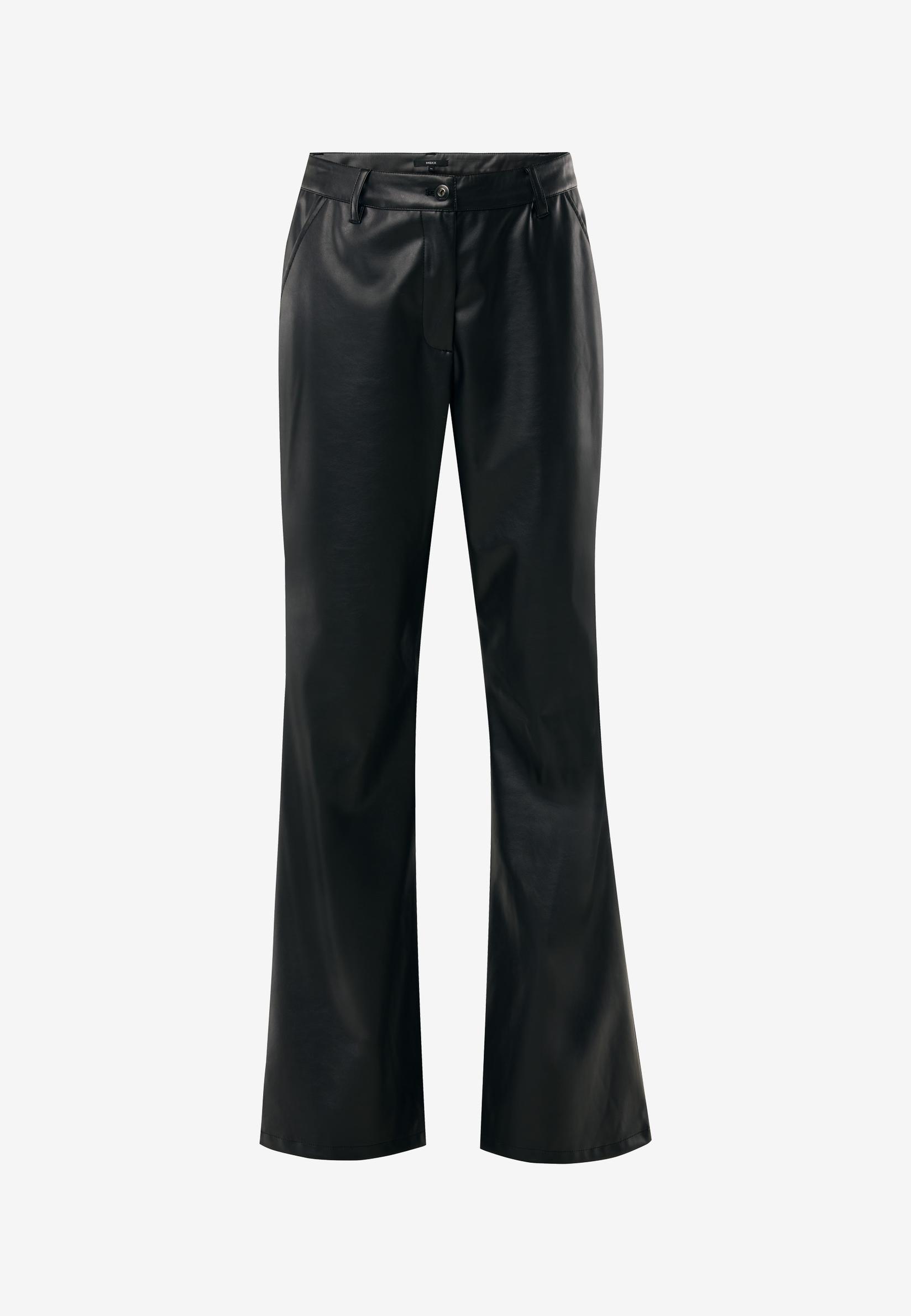 Mexx Ženske pantalone MF007006753W, Zvonaste, Crne