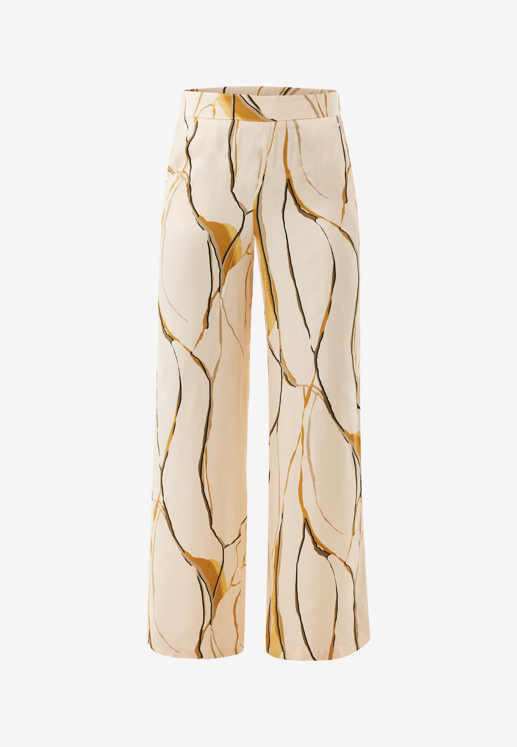 Mexx Ženske pantalone MF007008153W, Wide leg, Bež