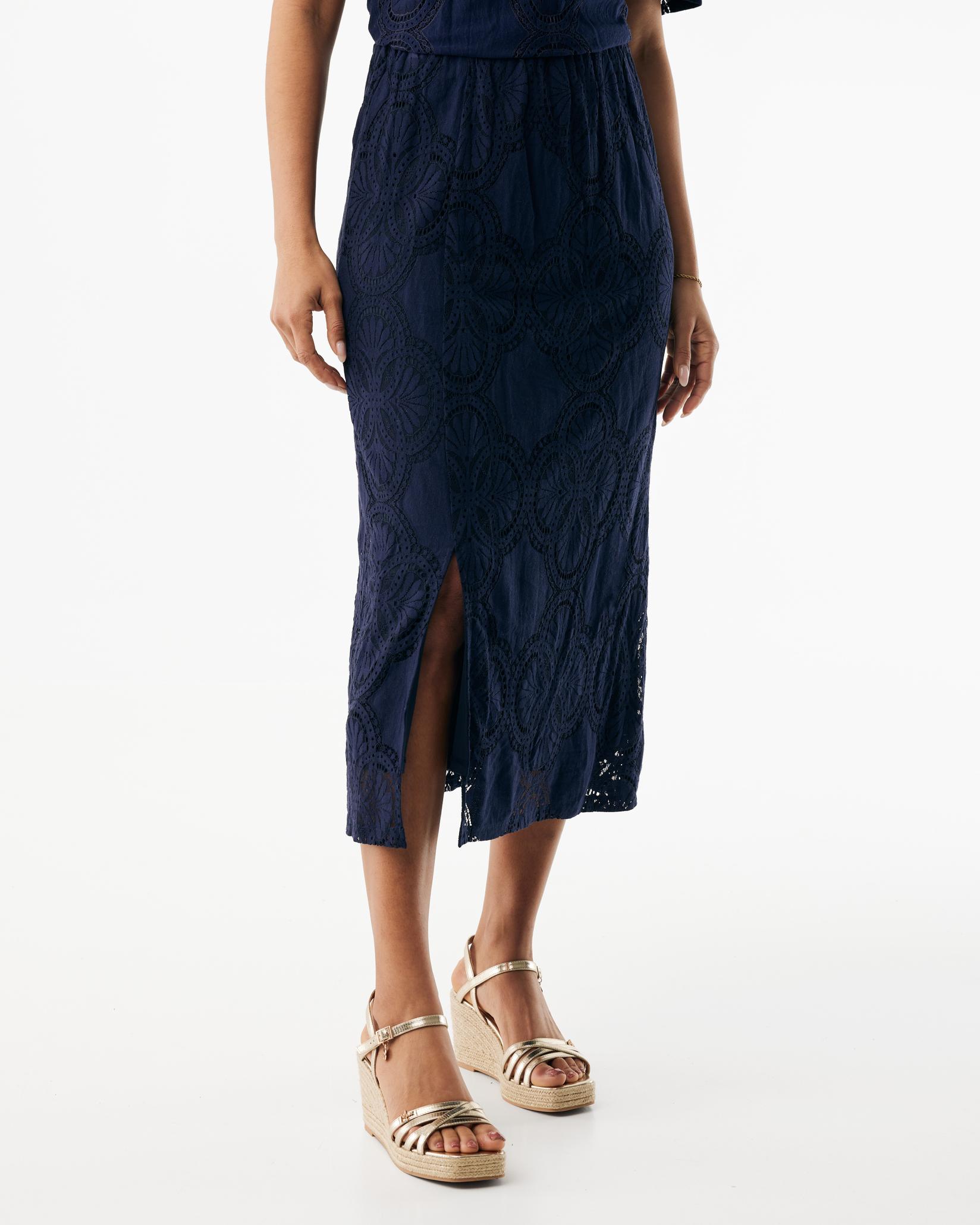 Mexx Ženska suknja MF007400661W, Midi, Teget