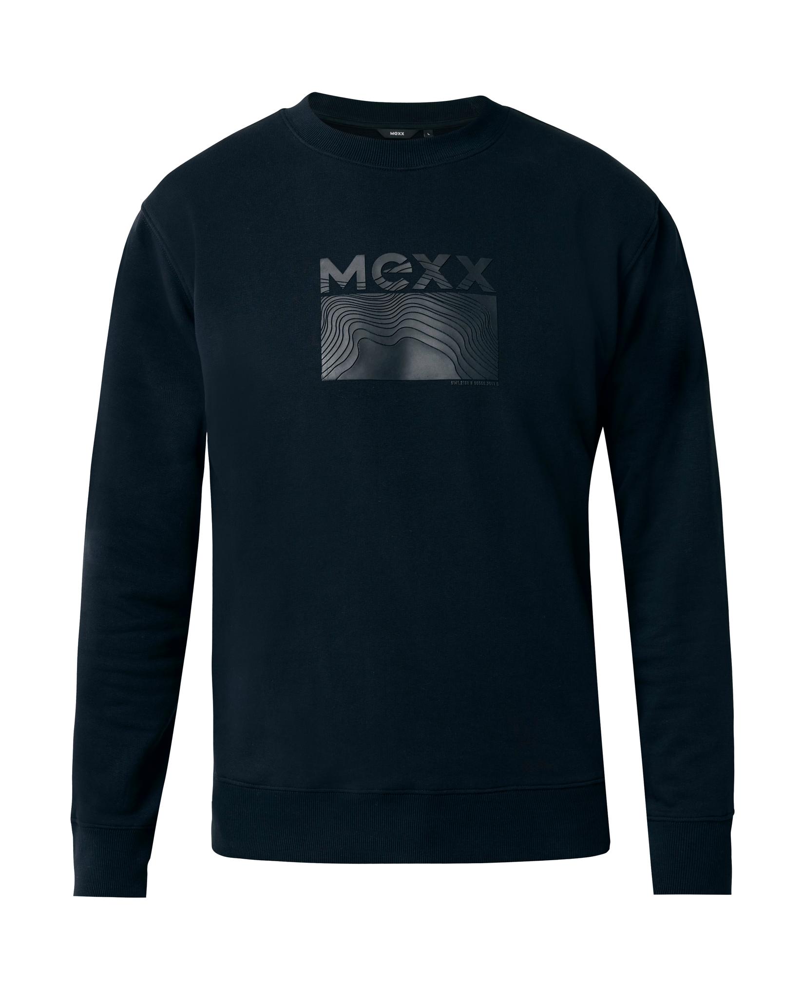 Mexx Muški duks MF007505643M, Okrugli izrez, Crni