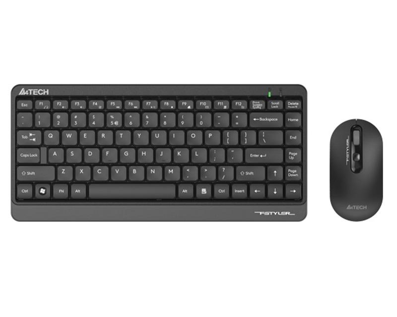 A4 TECH Tastatura + miš sivi set  FG1112 FSTYLER Wireless US