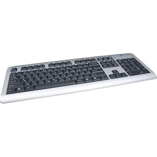 A4Tech X-Slim Wather Proof tastatura PS/2 QWERTY Engleski Crno, Srebrno