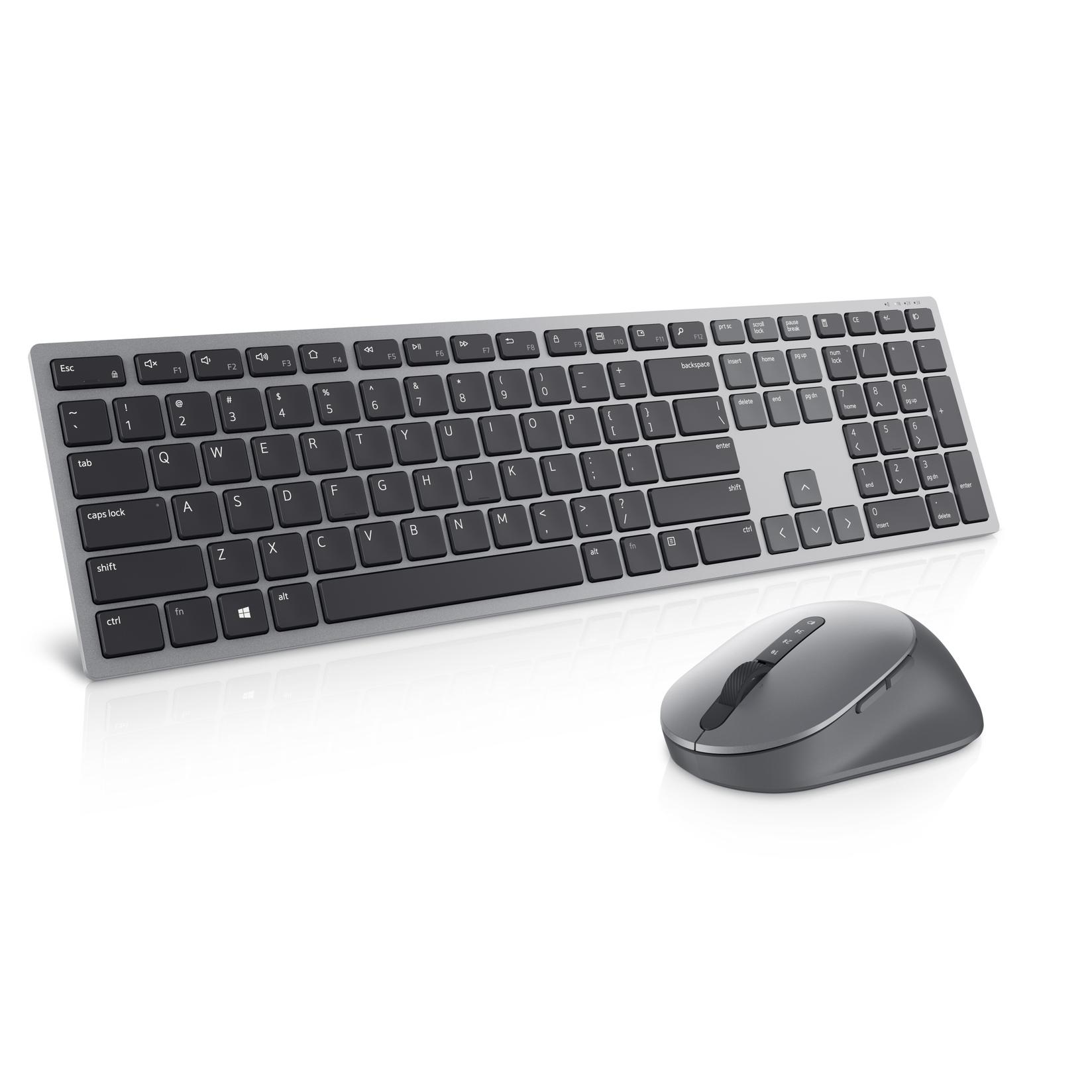 Selected image for DELL KM7321W tastatura RF bežični + Bluetooth QWERTY SAD Međunarodna Sivo, Titanijum