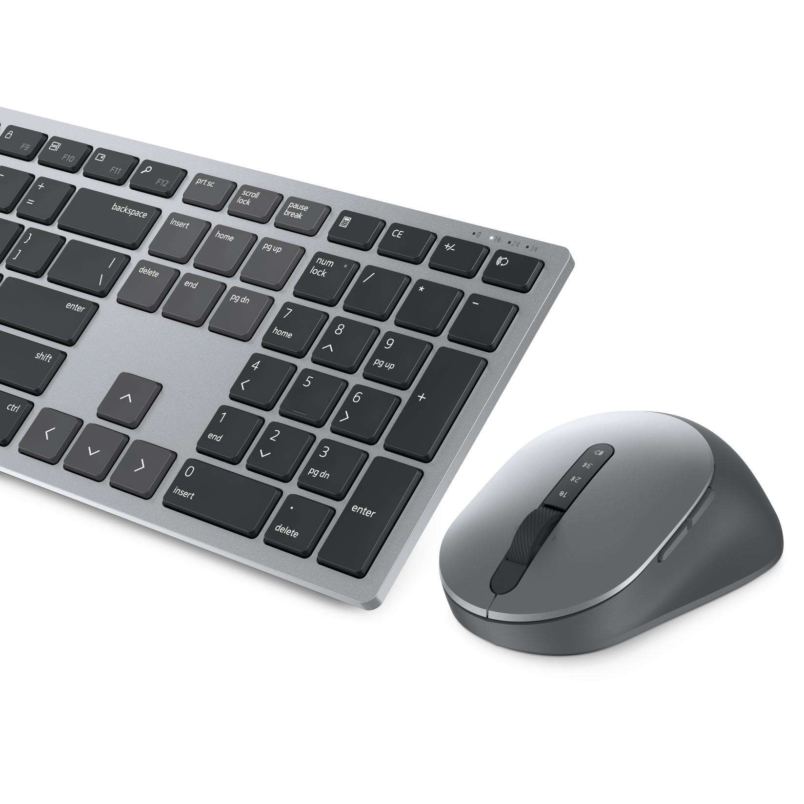 Selected image for DELL KM7321W tastatura RF bežični + Bluetooth QWERTY SAD Međunarodna Sivo, Titanijum