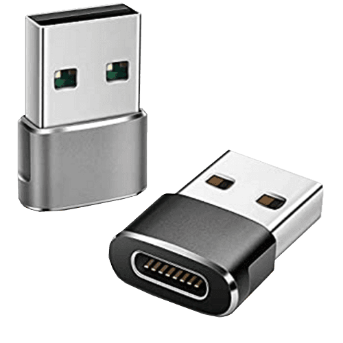 E-GREEN USB Adapter tamnosivi