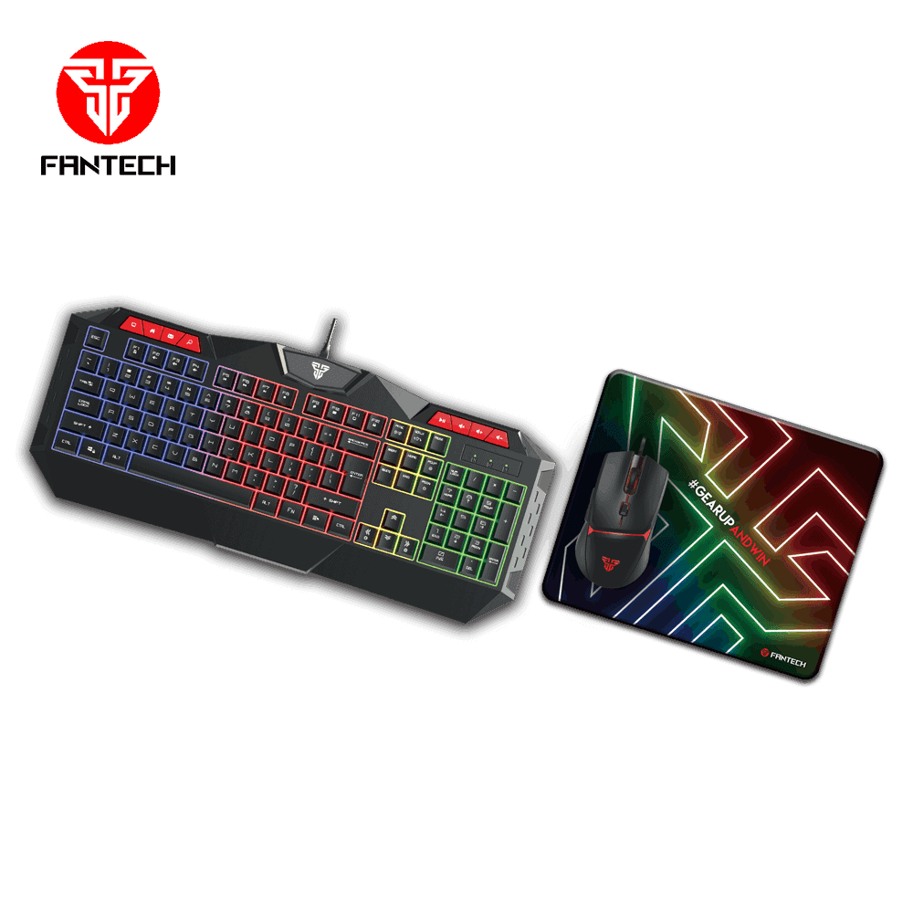 FANTECH Gaming set 3u1 (tastatura, miš, podloga za miš) P31 crni