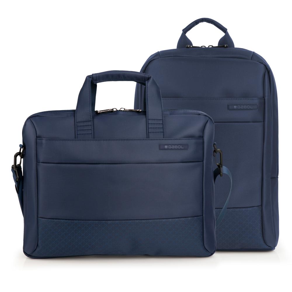 GABOL Set torba za laptop + ranac 15,6" Tide plavi