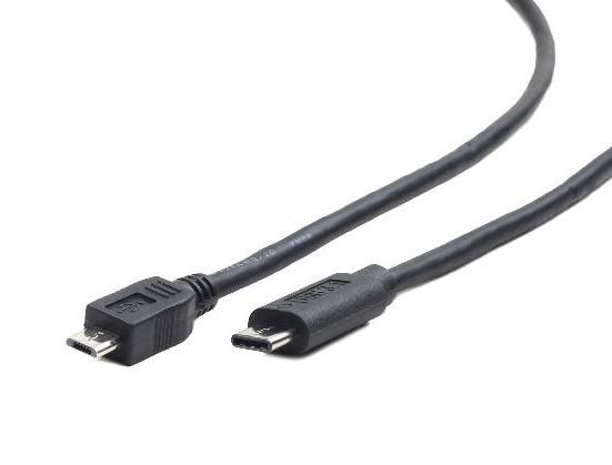 Selected image for Gembird Kabel / Adapter USB kabl 1 m USB 2.0 Micro-USB B USB C Crno