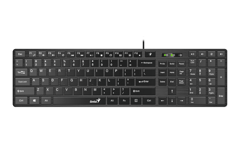Selected image for GENIUS SlimStar 126 USB YU crna tastatura