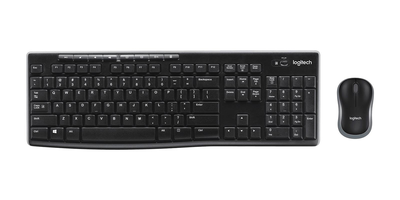 Selected image for Logitech MK270 Bežična tastatura i miš, Crna