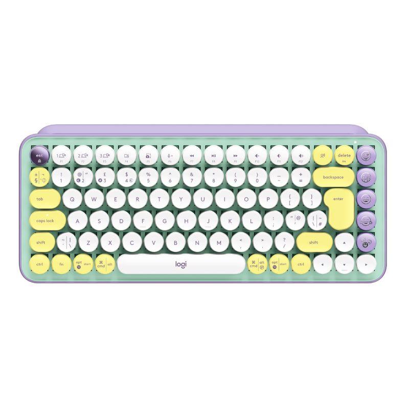 Selected image for LOGITECH Bežična tastatura Pop Keys with Emoji Daydream mint