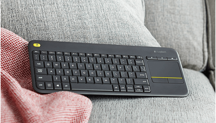 Selected image for Logitech K400 Plus Tastatura, Bežična, US, Mini, Crna