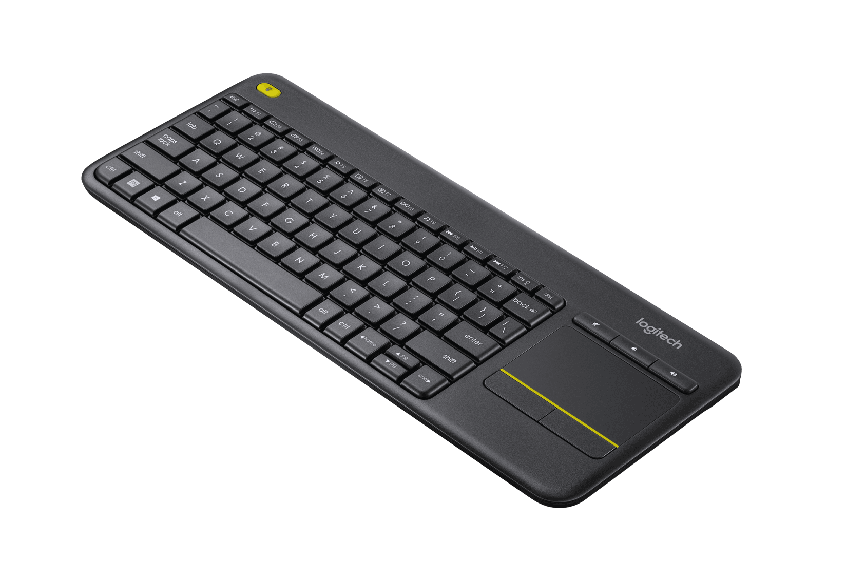 Selected image for Logitech K400 Plus Tastatura, Bežična, US, Mini, Crna