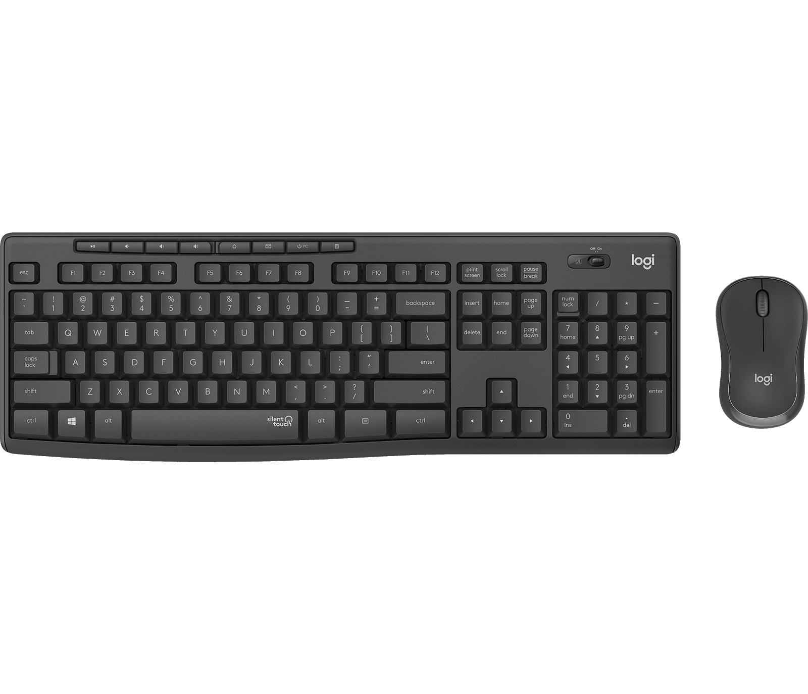 Selected image for Logitech MK295 Silent Wireless Combo Bežična tastatura i miš, US, Crni