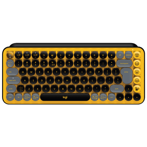 Selected image for Logitech Tastatura Pop with Emoji, Žuta