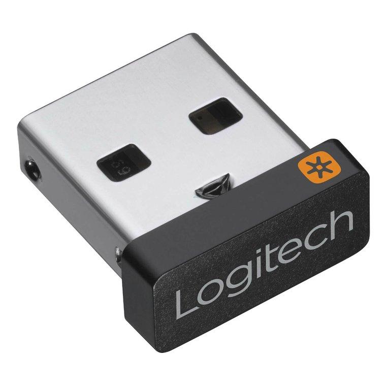 Logitech USB prijemnik za bežični miš i tastaturu, NANO crni