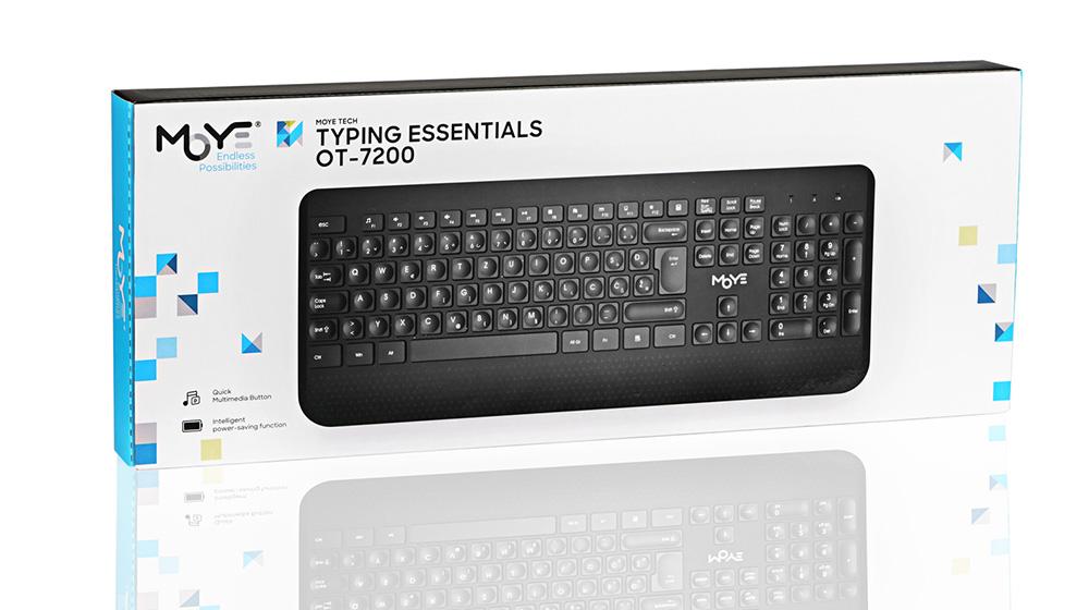 Selected image for Moye Typing Essentials Bežična tastatura, Bez pozadinskog osvetljenja, 2.4G