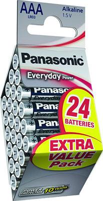 Selected image for PANASONIC Baterije LR03EPS/24PD=AAA Alkalne Everyday 24/1