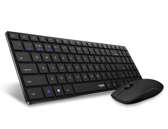 Selected image for Rapoo 9300M tastatura RF bežični + Bluetooth Crno