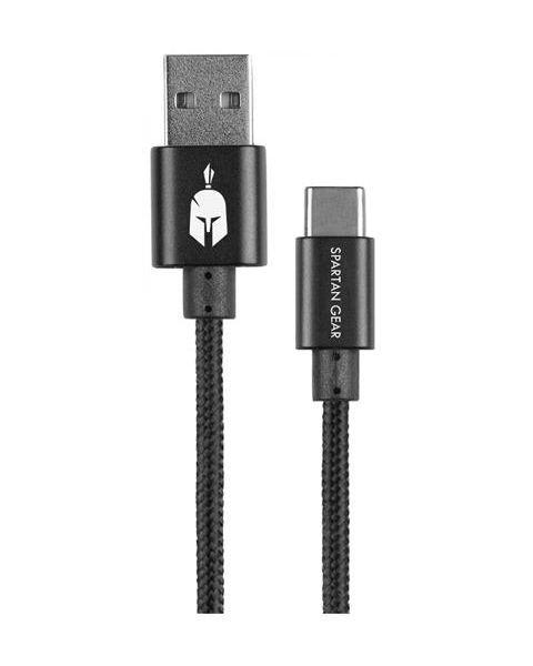 SPARTAN GEAR USB kabl za punjenje Double Sided tip C crni