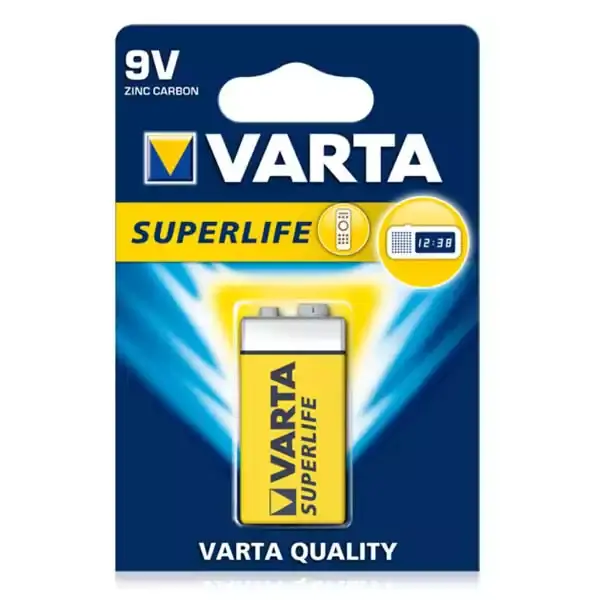 VARTA Baterija 9V 6F22 Superlife
