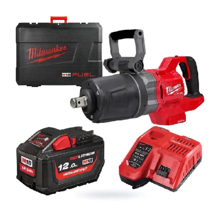 Milwaukee M18 ONEFHIWF1DS-121C Udarni pištolj sa D drškom, 1", 18V, 12Ah