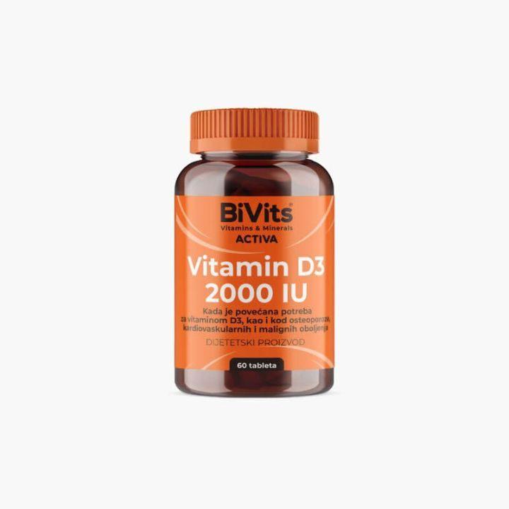 Bivits Activa Vitamin D3 2000IU A60