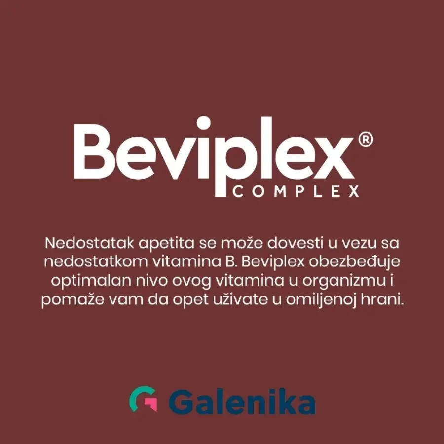 Selected image for GALENIKA Beviplex B complex A30