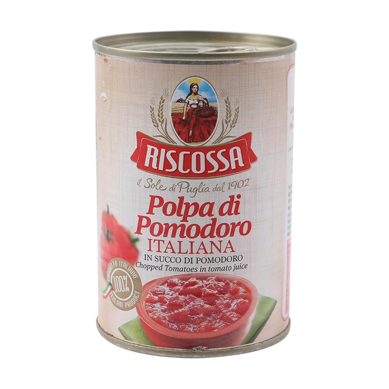 Selected image for RISCOSSA Seckani paradajz u paradajz soku Polpa di pomodoro 400g