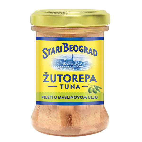 Selected image for STARI BEOGRAD Žutorepa tuna u maslinovom ulju 200g