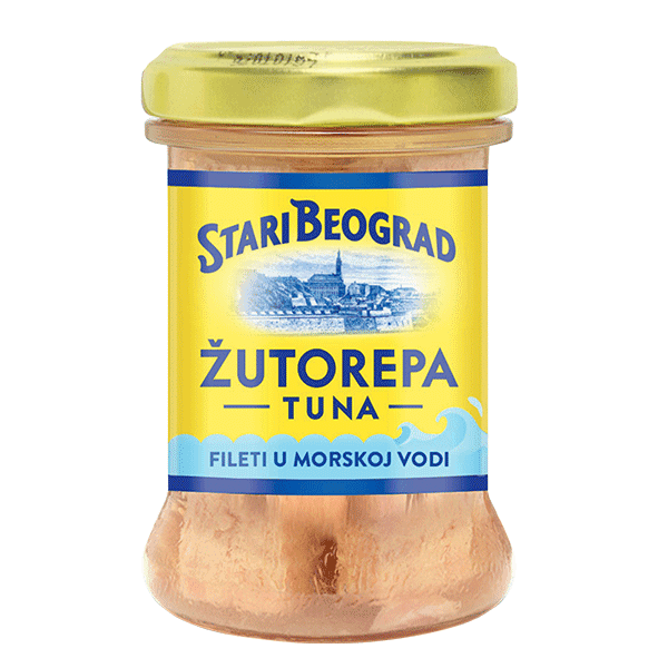 Selected image for STARI BEOGRAD Žutorepa tuna u morskoj vodi 200g