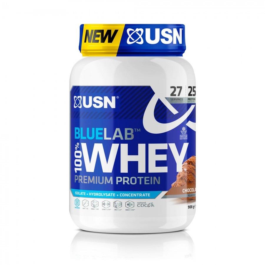 Selected image for USN BlueLab Whey protein 100%, 908 g, Čokolada