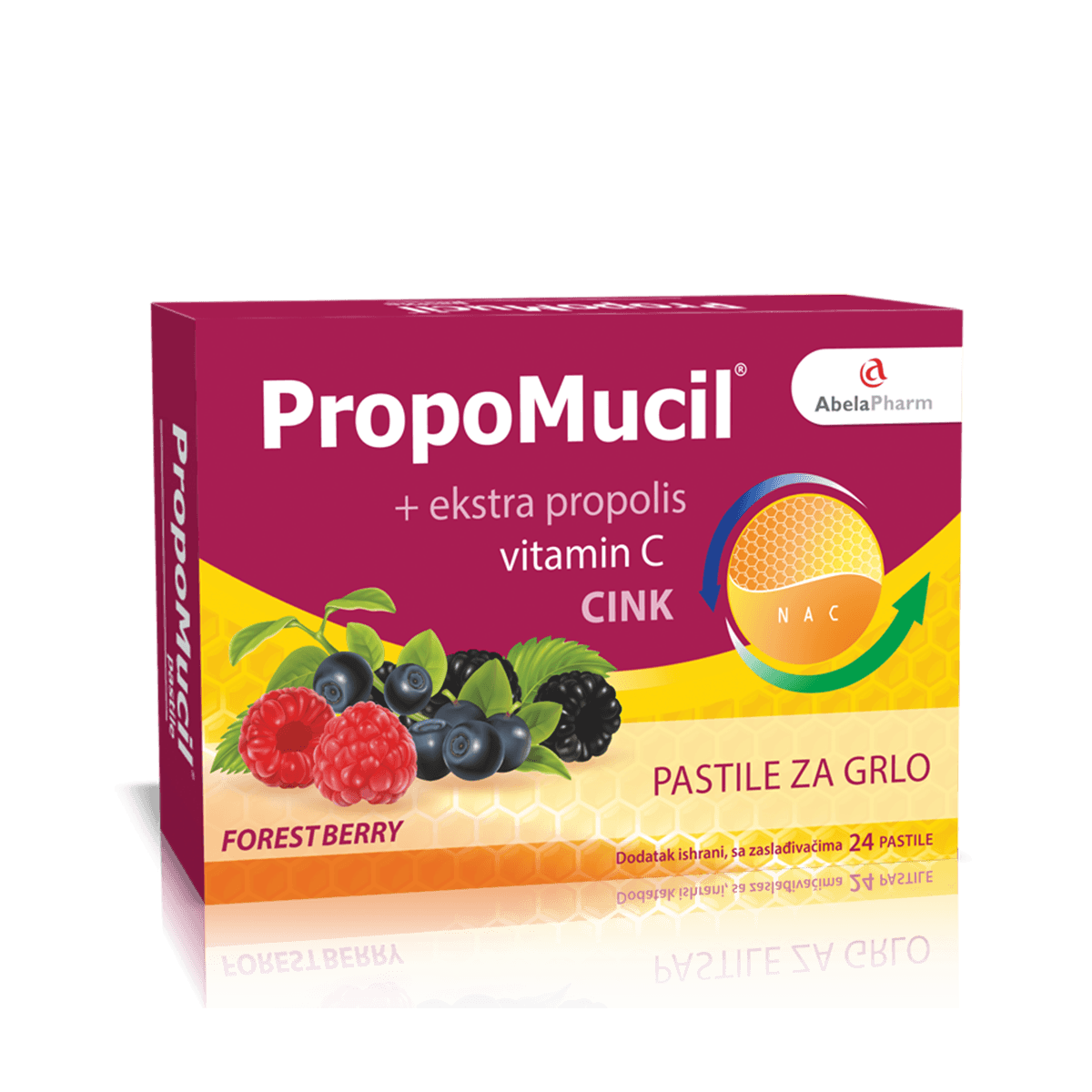PropoMucil® pastile šumsko voće, 24 pastile