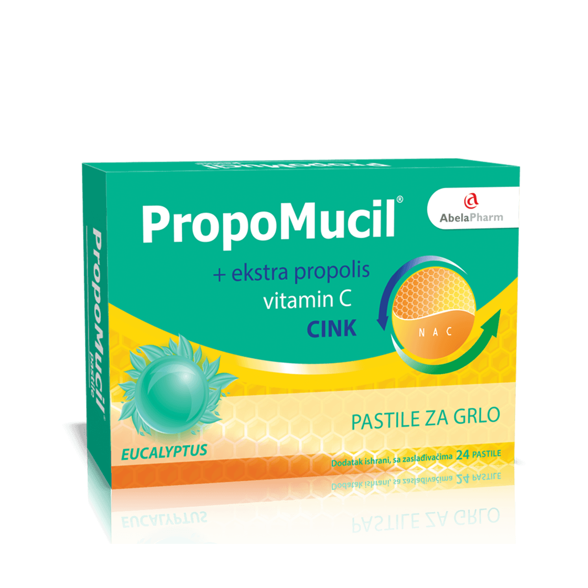 PropoMucil® pastile eukaliptus, 24 pastile