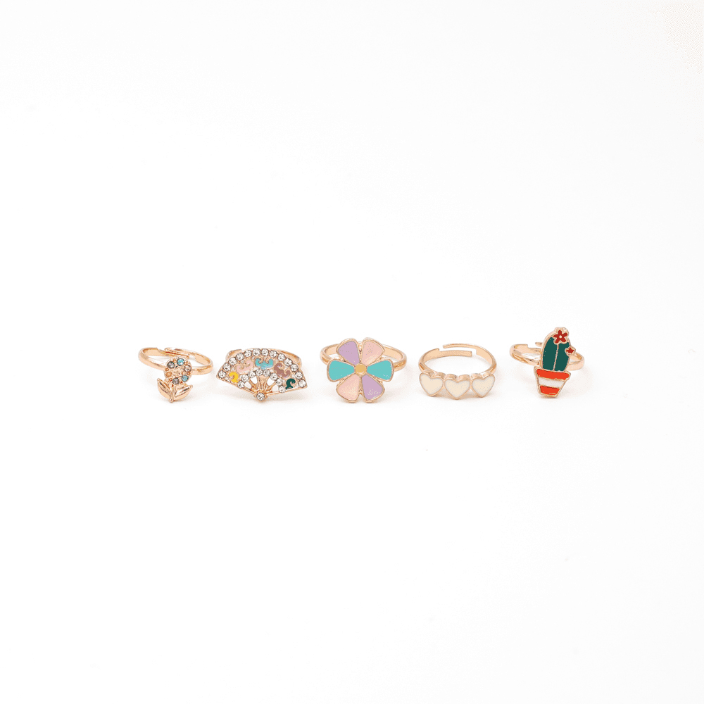 Miss Perfect Set dečijih prstenja, 5 komada