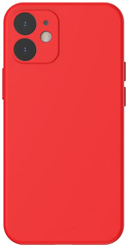 BASEUS Futrola za telefon iPhone 12 mini Liquid Silica Gel crvena