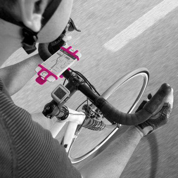 Selected image for CELLY Držač telefona EASY za bicikle u PINK boji
