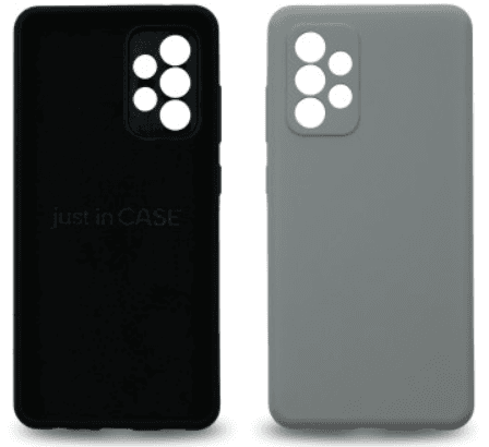 JUST IN CASE Set dve maske za telefon A52S 5G Extra case MIX crna i siva